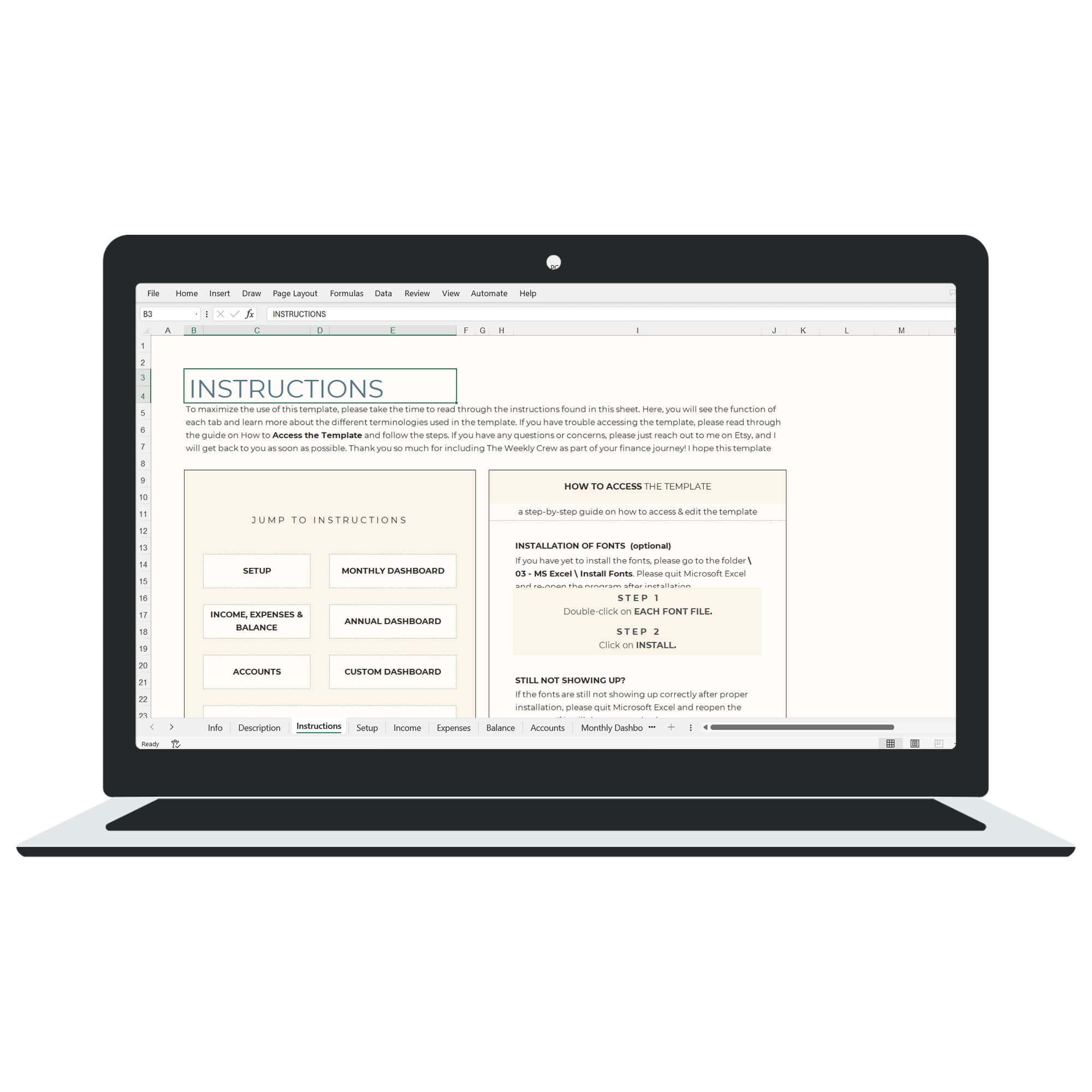Ultimate Income & Expense Dashboard Template - Image 2