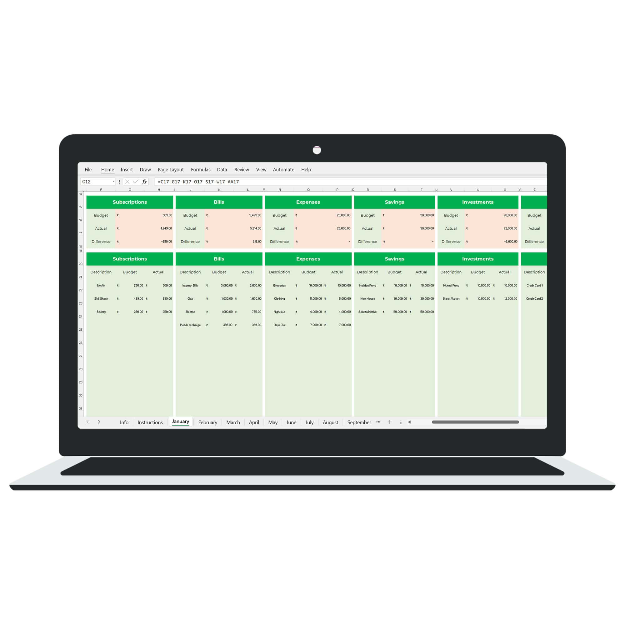 Ultimate Budget Planning Forecasting Template - Image 3