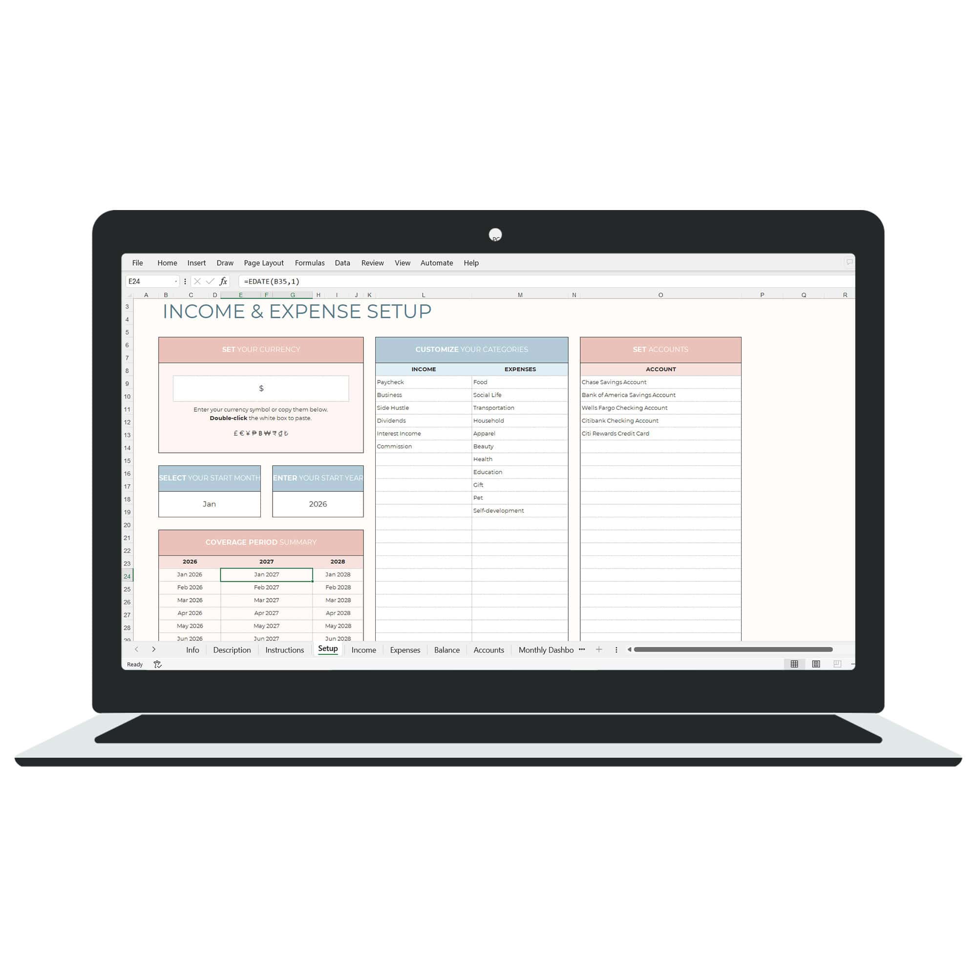 Ultimate Income & Expense Dashboard Template - Image 3